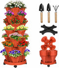 Vertical Strawberry Planter 7 Tier Stackable Tower Herb Planters Stacking by Bociks