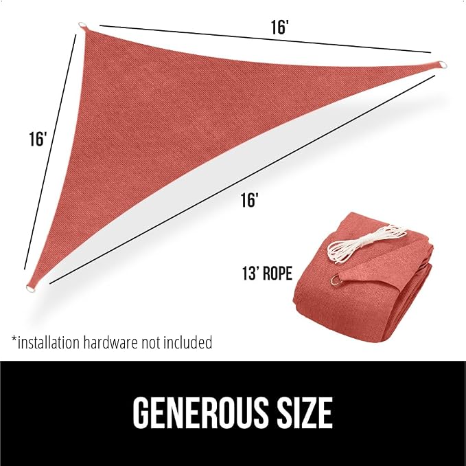 GORILLA GRIP Heavy Duty Sun Shade, UV Protection Fade Tear and Rust Resistant - Image 9