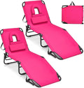 GYMAX Tanning Chair, 350lbs Beach Lounge Chair by GYMAX