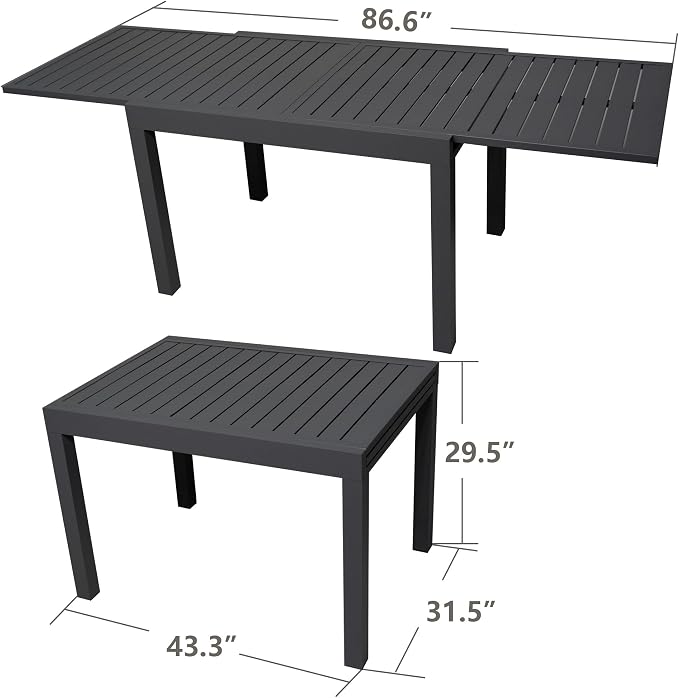 Kozyard 7 Piece Outdoor Patio Dining Set - Image 2