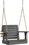 VINGLI Heavy Duty 880 LBS HDPE Porch Swing Outdoor by VINGLI