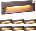 LEONLITE 10.6 Inch 5CCT LED Low Voltage Step Lights, 12–24V AC/DC 6W Surface by LEONLITE