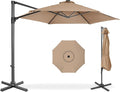 Best Choice Products 10ft Offset Cantilever Hanging Market Patio Umbrella by BestChoiceProducts