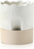 Nihow Self Watering Plant Pot: 6 Inch Ceramic Planter by Nihow