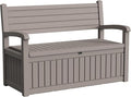80 Gallon Outdoor Storage Bench Deck Box Waterproof Lockable, Outdoor Storage by OutdoorLivingPerfected