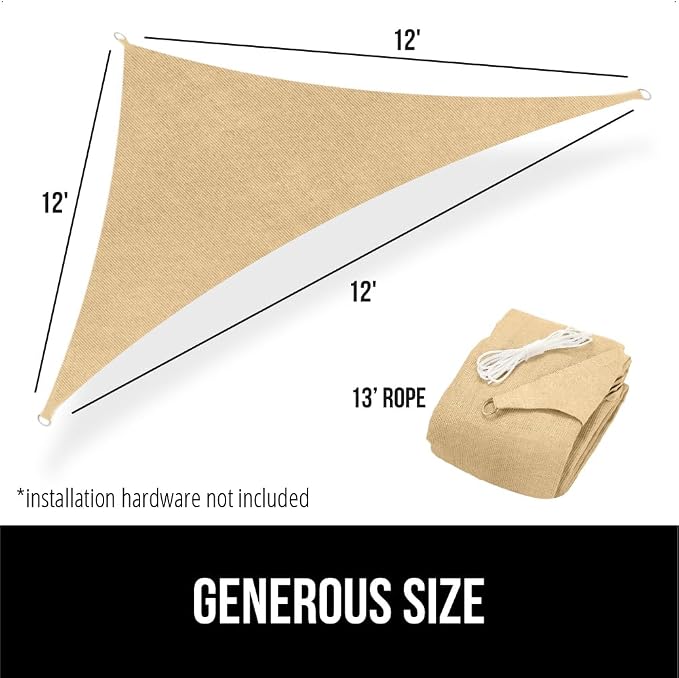 GORILLA GRIP Heavy Duty Sun Shade, UV Protection Fade Tear and Rust Resistant - Image 9