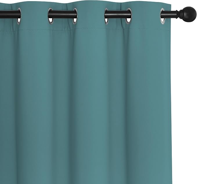NICETOWN Door Curtain for Closet Doors 80 Inches Long 1 Panel, Room Divider - Image 7