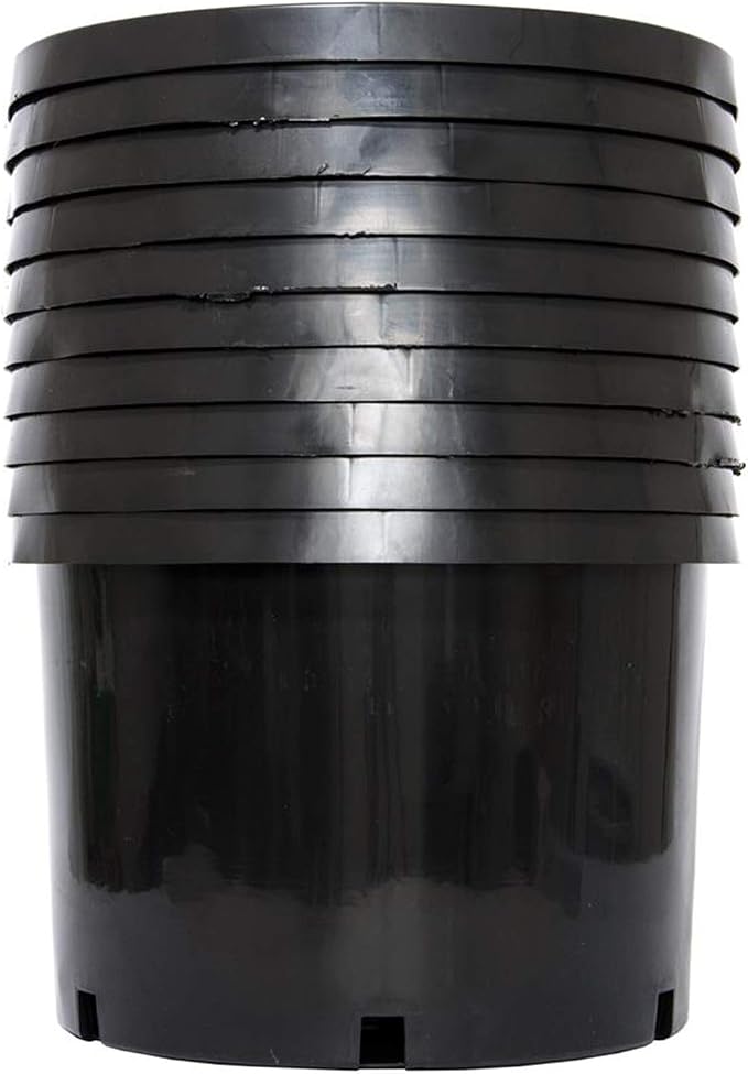 Pro Cal 10 Gallon Premium Nursery Plastic Planter Flower Herb Vegetable Garden - Image 7