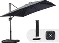 PURPLE LEAF 9'×11.5' Cantilever Patio Umbrella by PURPLELEAF