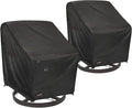 JinHrtoyi Outdoor Chair Covers 2 Pack, 33Wx35Dx36H inches Patio Chair Cover by JinHrtoyiFurnitureCovers