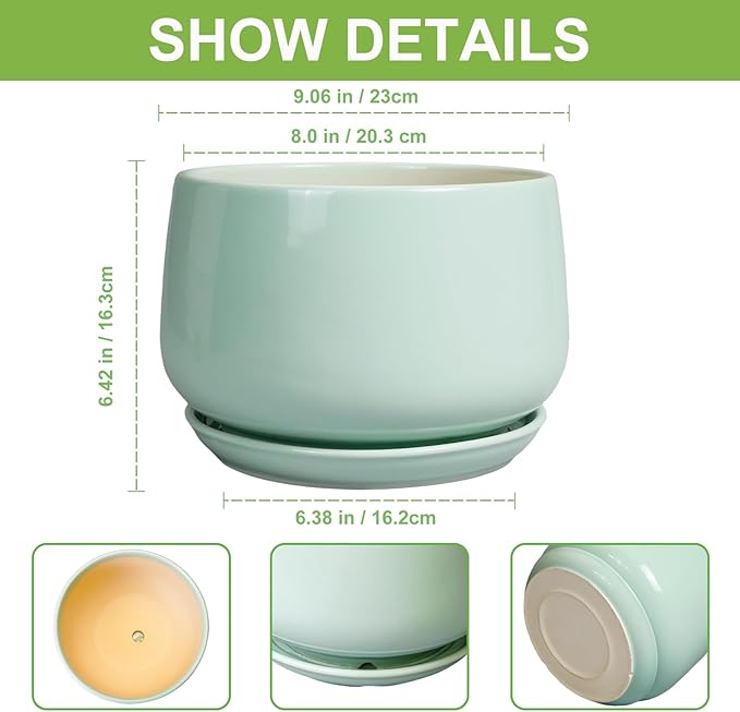 G EPGardening Ceramic Pots for Plants - Image 3