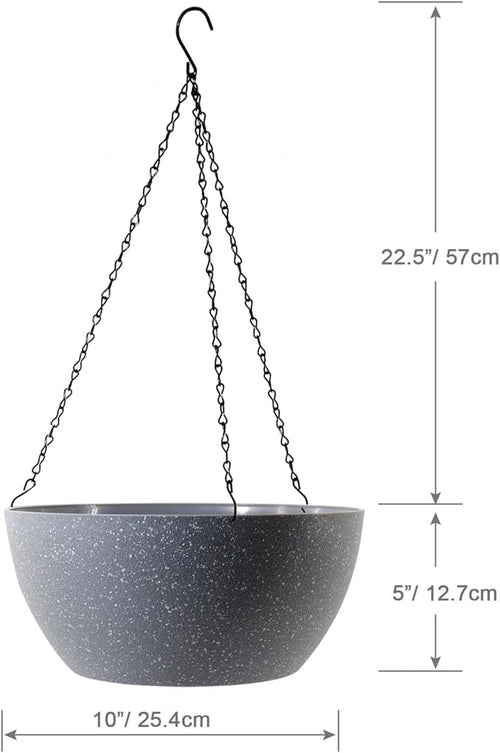 10 inch Hanging Planters for Outdoor Indoor Plants - Image 2