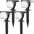 EIUIO Solar Outdoor Lights, 3 Lighting Modes Solar Spot Lights Outdoor by Lightupyourlife