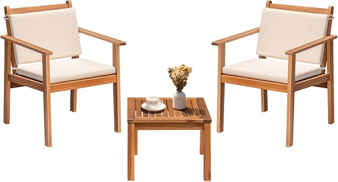 Greesum Outdoor Patio Furniture, 3 Piece Bistro Sofa Set by BuynowfromGreesum