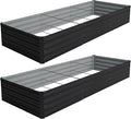 Vengarus 10x3x1FT Galvanized Raised Garden Bed Kit, Outdoor Metal Planter Box by Vengarus