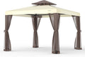 Patio Gazebo Tent Outdoor Canopy Shelter 10'x10' by GOJOOASIS
