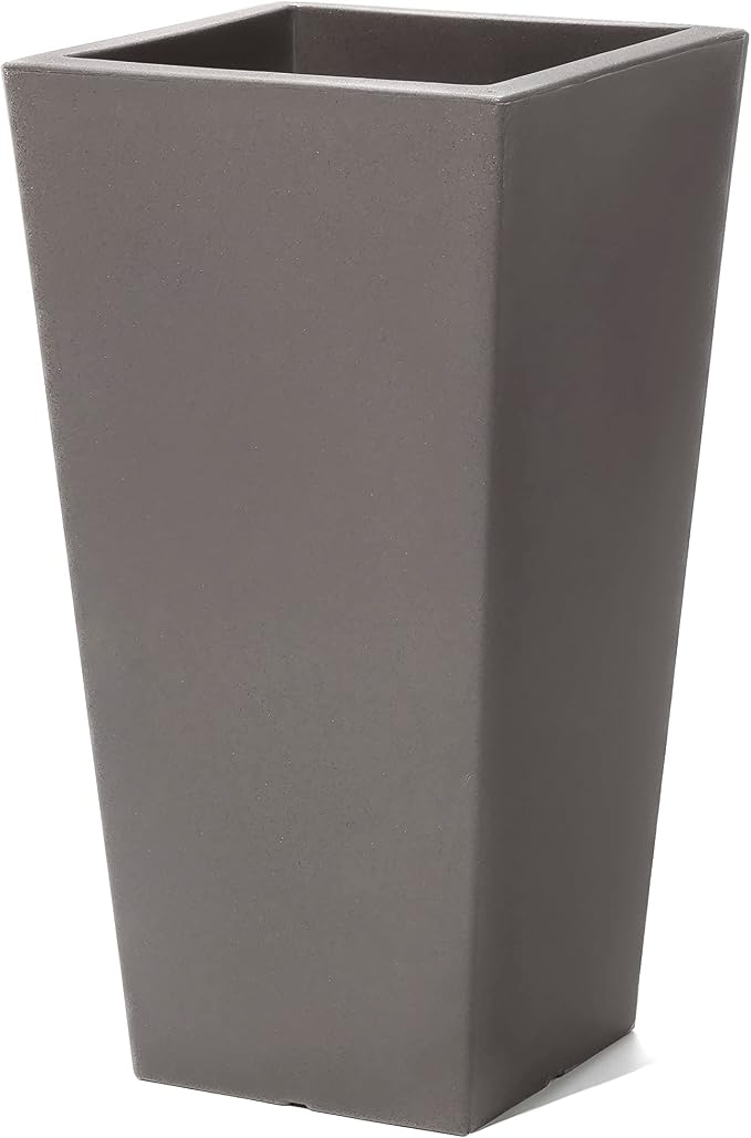 Step2 Tremont Tall Square Tapered Planter, Large Planters - Image 4