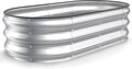 Kesfitt Raised Garden Bed, Oval Open-Bottom Design, 12-Inch Deep by Kesfitt