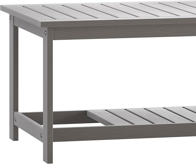 BizChair Two Tiered Commercial Grade Adirondack Coffee Table - Image 9