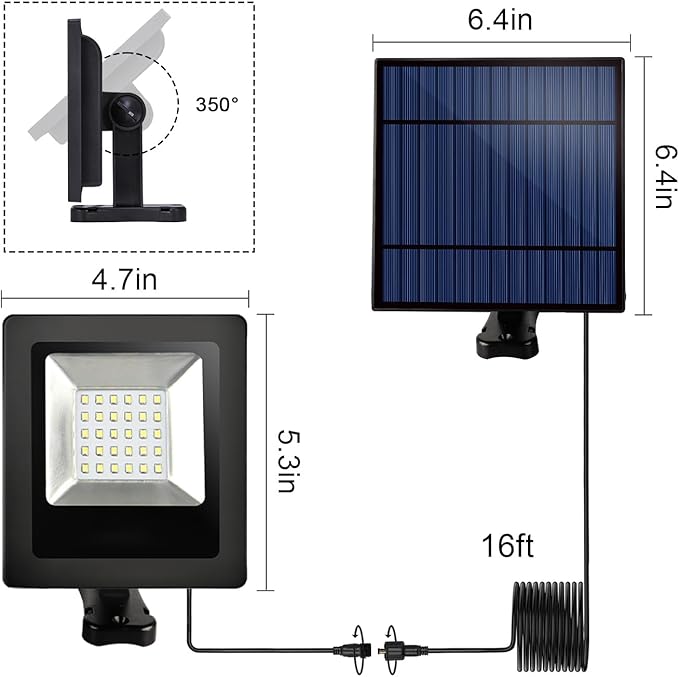 Solar Flood Lights Outdoor - Image 2