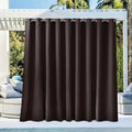 NICETOWN Outdoor Curtainch for Patio Waterproof 140 inch Wide, Rustproof by NICETOWN