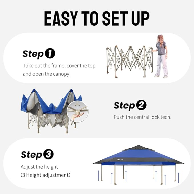 CROWN SHADES 13x13 Pop Up Gazebo - Image 7