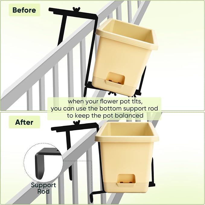 Planter Box Brackets, Adjustable Flower Brackets - Image 4