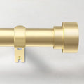 Curtain Rods for Windows 72 to 144, 1 Inch Adjustable Gold Heavy Duty Long by TimeForest