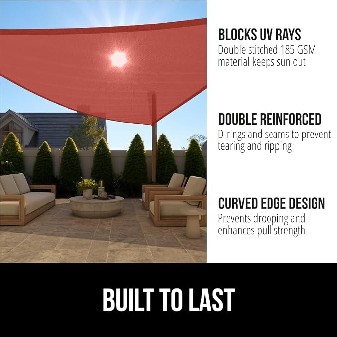 GORILLA GRIP Heavy Duty Sun Shade, UV Protection Fade Tear and Rust Resistant - Image 2