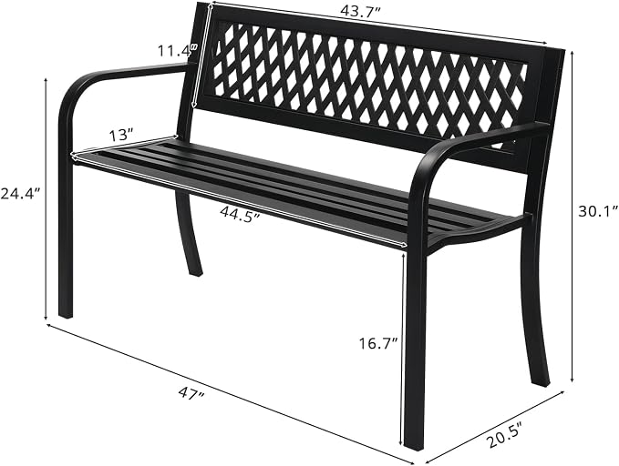 Outvita Outdoor Bench - Image 3