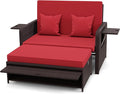 RELAX4LIFE Wicker Patio Outdoor Daybed by RELAX4LIFE