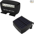 Solar Power Deck LED Light Clip-On Yard Security Sign Spotlight by OOSSXX