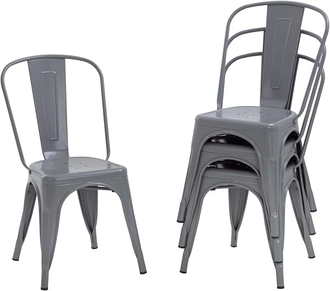 FDW Dining Chairs Set of 4 by FDW
