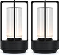 Portable Metal Table Lamp for Indoor/Outdoor, Rechargeable Cordless LED Lamp by HAPYGILightings