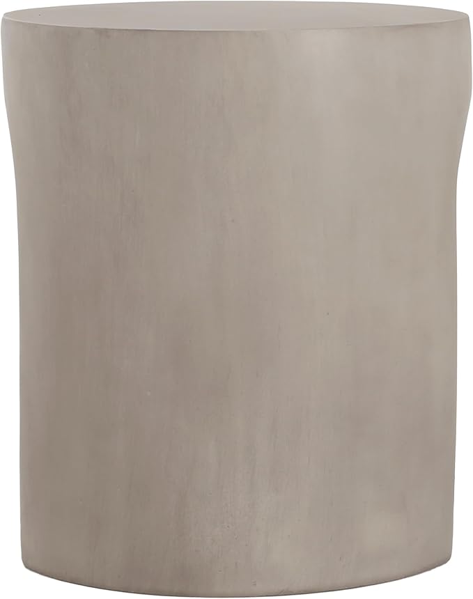 Christopher Knight Home Outdoor Round Side Table, U-Shaped Patio Garden Stool - Image 8