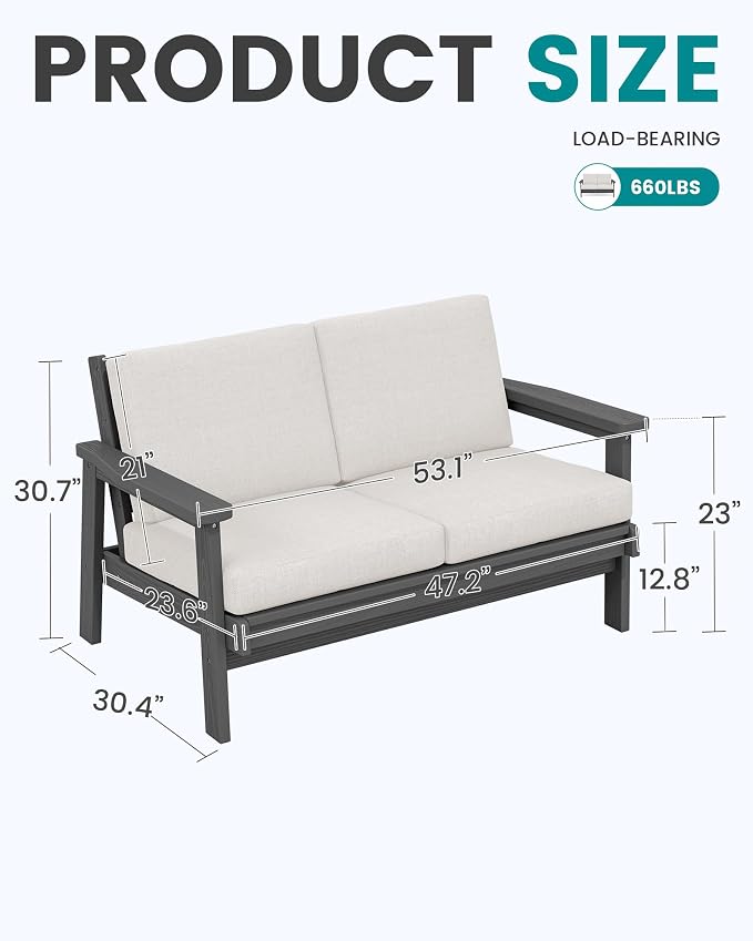 SERWALL Patio Furniture Set - Image 4