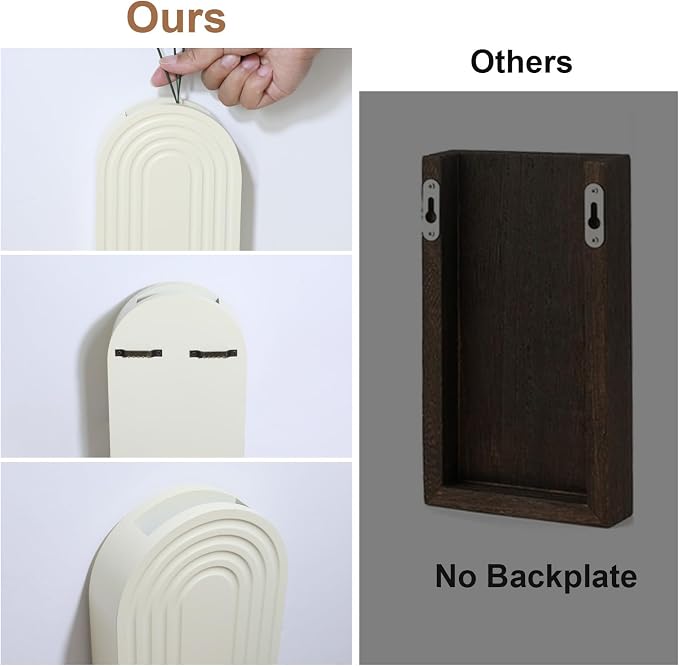 Wooden Wall Art Decor: Wall Vases - Image 5