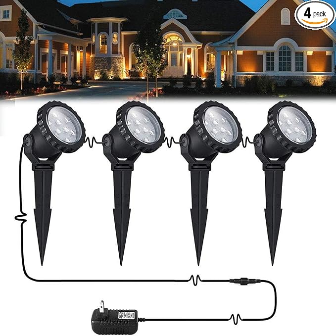 Outdoor lights Outdoor Landscape Lighting 12W Outdoor Spot Lights by COVOART