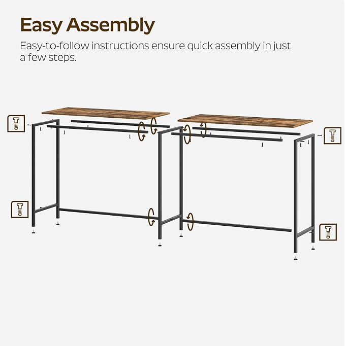 70.8" Long Bar Table, Counter Bar Height Table, High Top Table, Rectangular - Image 3