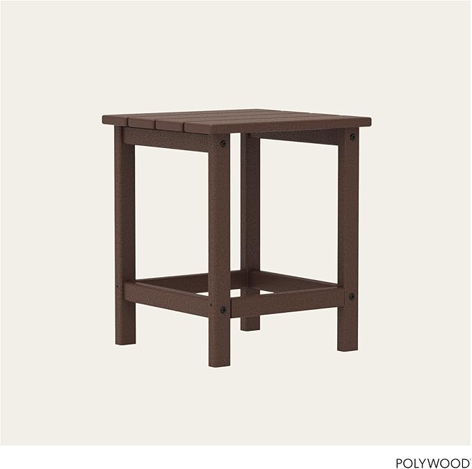 POLYWOOD ECT18MA Long Island 18" Side Table - Image 4