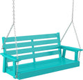 IVY&LANE Outdoor Porch Swing | HDPE Plastic | 2-Person | Hanging Bench Swings | by IVYLANE
