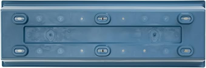 Bloem Dayton 24" Ocean Blue Recycled Plastic Rectangle Window Box Planter - Image 7