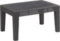 Flash Furniture Seneca Dark Gray Faux Rattan Coffee Table by FlashFurniture