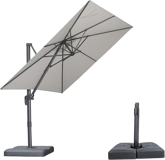 PURPLE LEAF 8 FT Outdoor Umbrella by Unknown