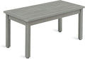 LUE BONA Outdoor Coffee Table Rectangle, HDPS Patio Coffee Tables by LUEBONA