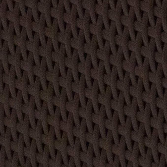 Flash Furniture Seneca Indoor/Outdoor Chocolate Brown Faux Rattan Coffee Table - Image 7