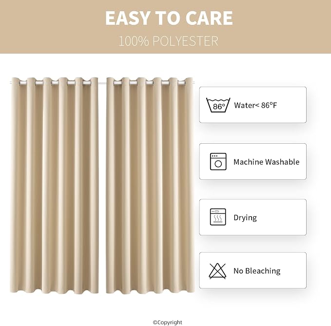 DIVA EN CAMINO DEC Outdoor Patio Curtain Waterproof Darkening Thermal Insulated - Image 7