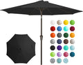 JEAREY 9FT Outdoor Patio Umbrella Outdoor Table Umbrella by JEAREYOutdoorsCollection