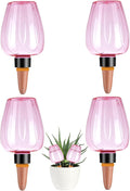 4 Pcs Plant Watering Globes Self Watering Planter Insert Plants Top Fill Water by Unknown