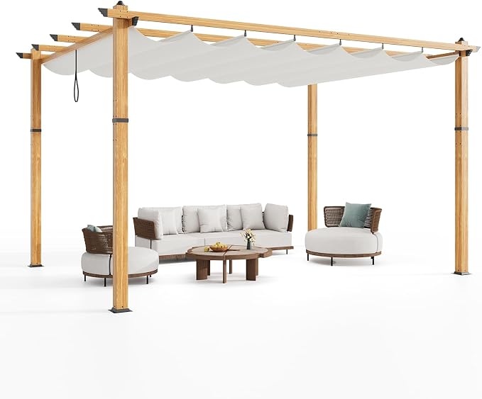 10 x 13 ft Aluminum Pergola - Image 7